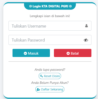 Register PGRI Sukasari - Persatuan Guru Republik Indonesia Cabang Sukasari